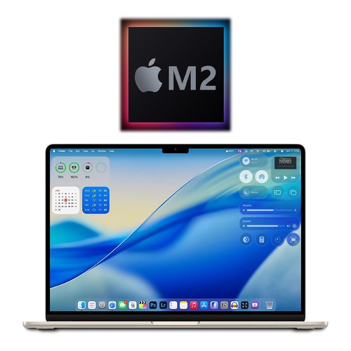 2022 Apple M2 MacBook Air 13.6" 8GB/512GB SSD - (Starlight) A2681 w/Warranty