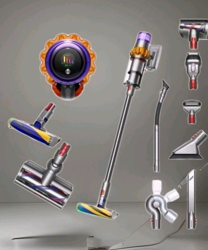 🔥*BR* Dyson V15 Detect Total Clean Extra Cordless Stick Vacuum Cleaner (DBB)