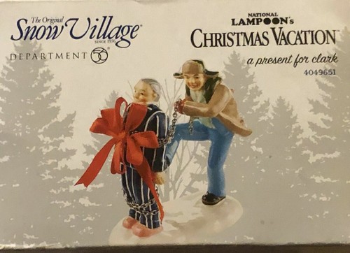 A PRESENT FOR CLARK Department 56 National Lampoon Christmas Vacation RETIRED!!!