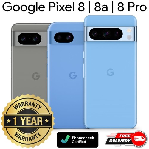 Google Pixel 8 | 8a | 8 Pro - 128GB | 256GB - Unlocked Verizon T-Mobile AT&T