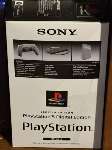 PlayStation 5 Slim 30th Anniversary Used with Box and Accessories / Controller
