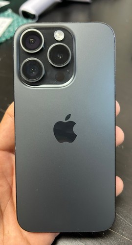 USED Apple iPhone 15 Pro - 128 GB - Blue Titanium (Unlocked) READ DESCRIPTION