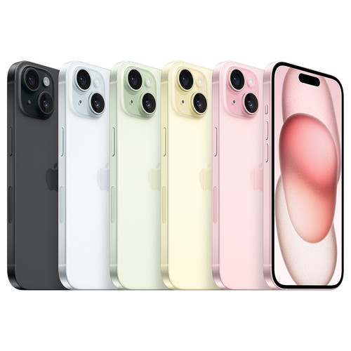 Apple iPhone 15 (Unlocked) 128GB Black Blue Green Yellow Pink - Good