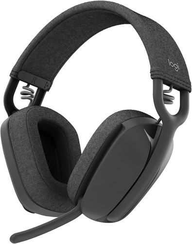 Logitech Zone Vibe 100 Lightweight Wireless Over Ear Headphones Mac/PC Graphite