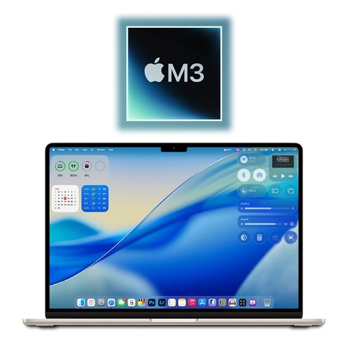 2024 Apple 90%+ M3 MacBook Air 15.3" 8GB/256GB SSD (Starlight) A3114 w/Warranty