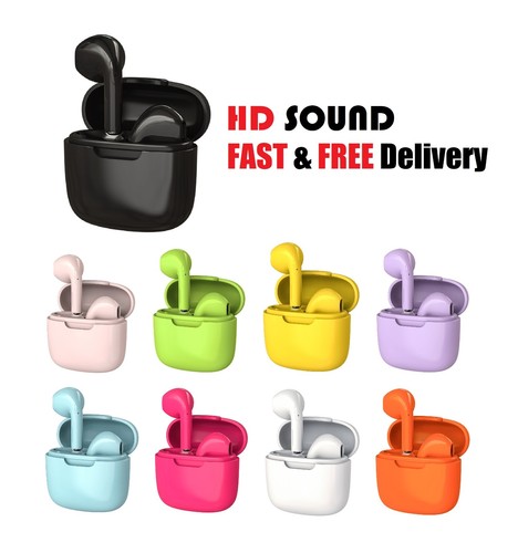 Bluetooth Earphones TWS Wireless Headphones Mini InEar Buds For iPhone Android