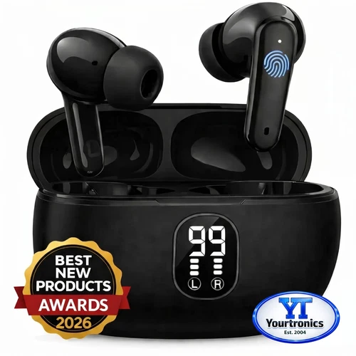 2026 Wireless Bluetooth 5.4 Earbuds Headphones For iPhone Samsung Galaxy Android