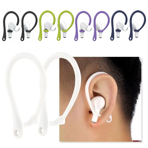 2Pcs Silicone Sports Anti-lost Ear Hook For AirPods 3 Pro 4 Strap Earhook Holder