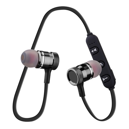 Sweatproof Wireless Bluetooth Earphones Headphones Sport Gym For Samsung iPhone
