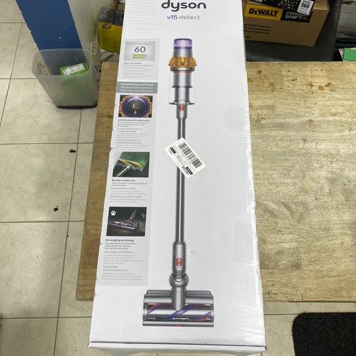 NEW - Dyson V15 Detect Cordless Carpet Cleaner 9.8" - Silver - Free Shipping