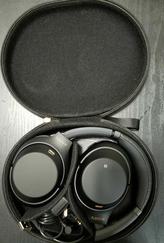 Sony WH-1000XM4 Wireless Over-Ear Headphones Black Active Noise Canceling XM4