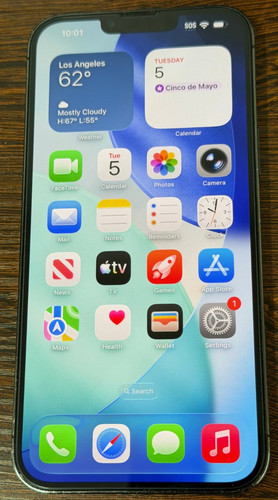 AT&T Apple iPhone 13 Pro Max - 128GB Black - Great Condition - 79% Batt - Works