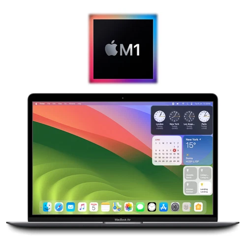 Apple M1 MacBook Air 13" 8GB 128GB (Space Gray) 2020 A2337 - w/1 Year Warranty
