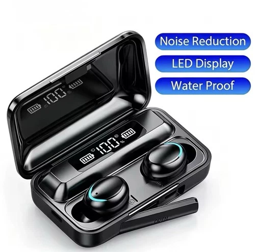 Wireless Bluetooth Earbuds with LED Display for iPhone & Android Noise Reduction