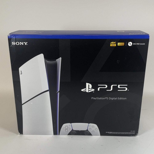 New Sony PlayStation 5 Slim Digital PS5 825GB White Console Gaming