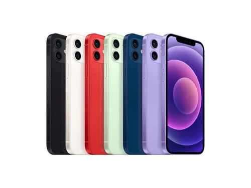 Apple iPhone 12 - 64 128 256GB - Black White Blue Red Green Purple - GOOD