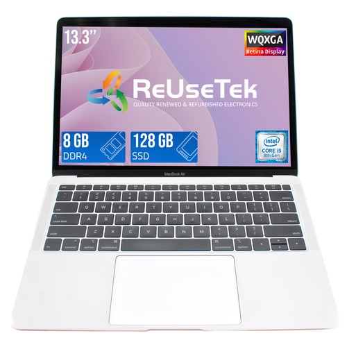 Apple MacBook Air 13.3" 2019 Intel i5-8210Y 8GB 128GB | Sonoma | Silver | Good