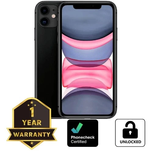 Apple iPhone 11 - 64 GB - Black (Unlocked) Smartphone - Good