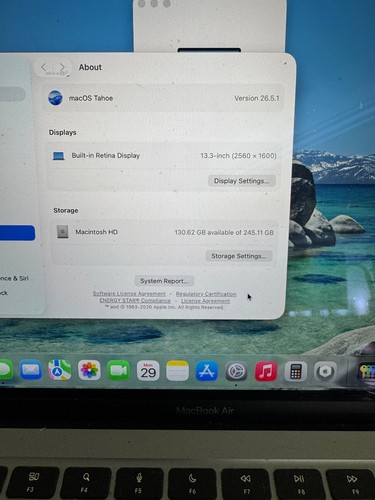 MacBook Air (M1, 8/256GB) Space Gray A2337 READ