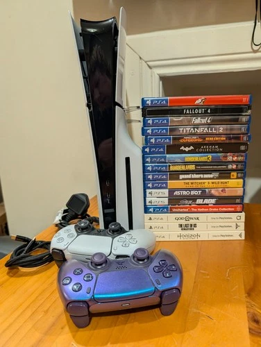 Sony PS5 Slim Blu-Ray Edition 1TB Video Game Console - White