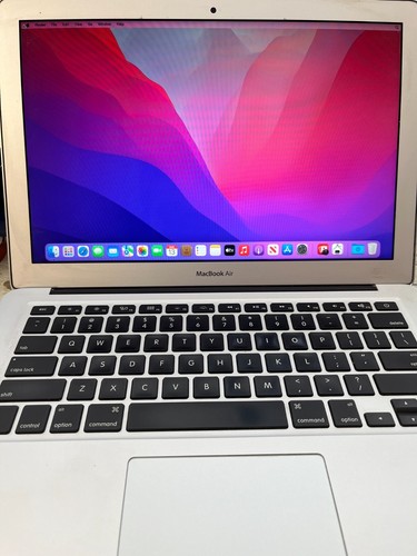 Apple Macbook Air A1466 2017 13" Laptop Core i5-5250U 1.6ghz 4GB 128GB Monterey