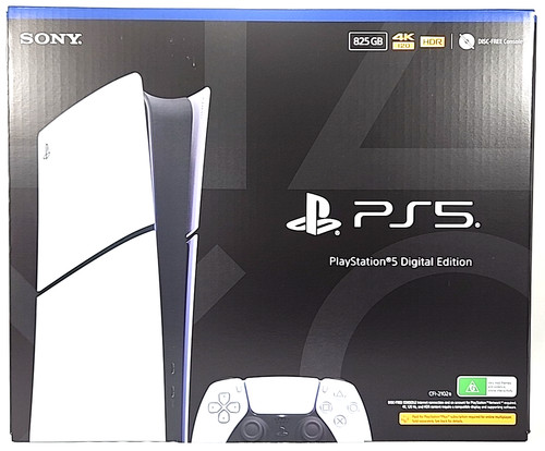 PS5 Digital Edition Console 825GB Slim White Sony PlayStation 5 - AU Warranty