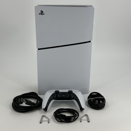 Sony PlayStation 5 Slim Disc Edition Console 1TB w/ Controller/HDMI - Very Good