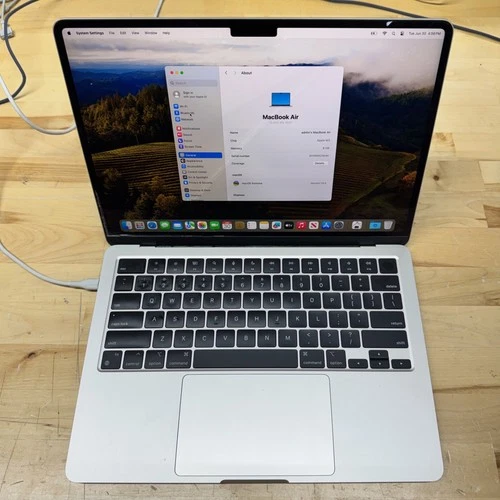 2024 Apple Macbook Air 13" Starlight A3113 M3 8GB 256GB - Heat Damaged AS-IS