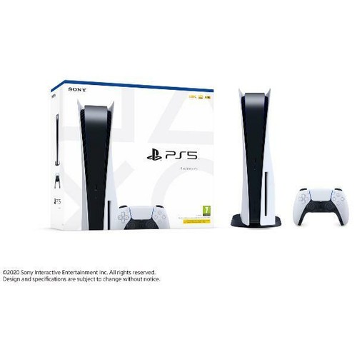 PLAYSTATION 5 SONY PS5 1TB CONSOLE SLIM BLU-RAY+ 2 CONTROLLERS DUALSENSE 4K