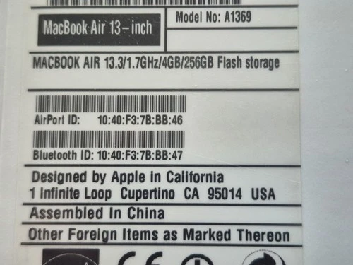 Apple MacBook Air 13" 2011 A1369 | Factory Sealed / New Old Stock | Collector