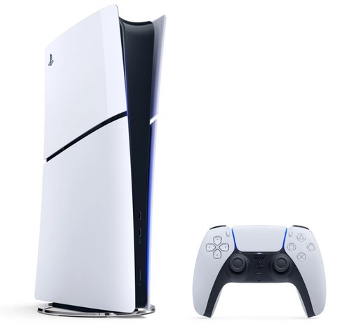 Sony Playstation 5 - PS5 Slim Digital Edition 1TB Console w/ Controller Cables