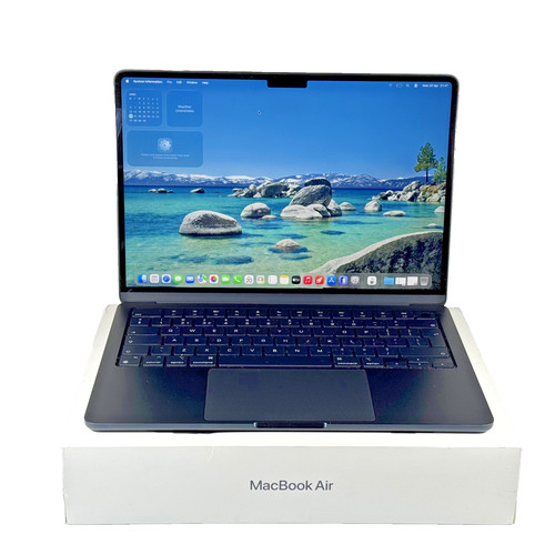 Apple MacBook Air 13-inch M3 2024 8GB RAM 256GB SSD Midnight Blue CYCLE COUNT 11