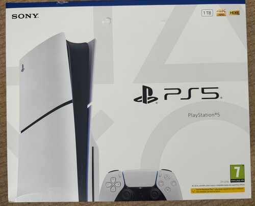 Sony PlayStation 5 PS5 Slim Disc Edition 1TB Console
