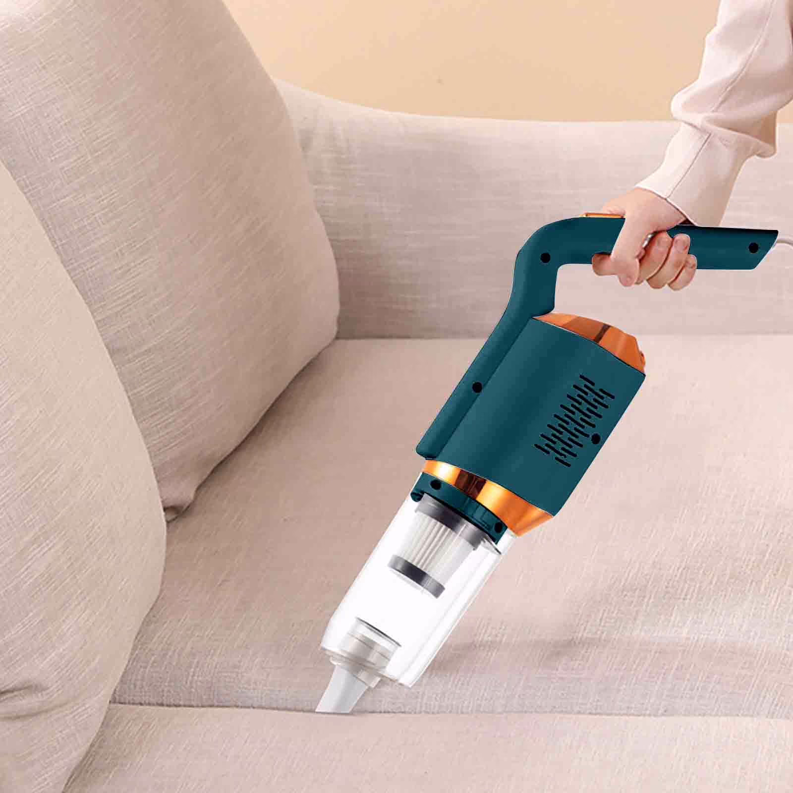 EGYMEN High Power Household Vacuum Cleaner, Wireless Car Mounted Vacuum, Handheld High-Efficiency Vacuum with Long Battery Life, Compact and Portable Vacuum for Home and Car(Green)