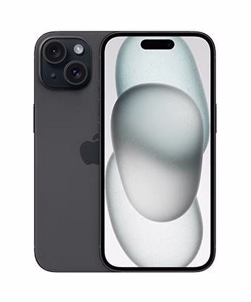 Restored Apple iPhone 15 - Unlocked - 128GB Black (Refurbished)