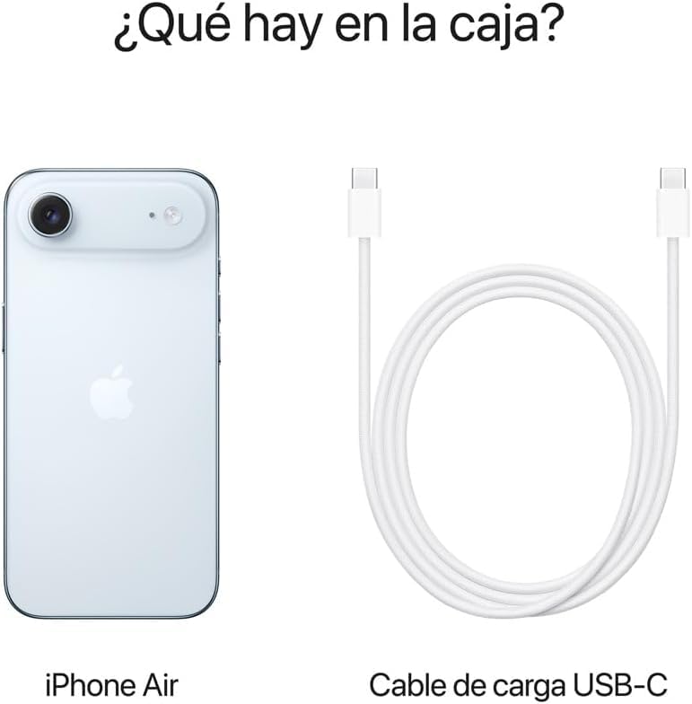 Apple iPhone Air, US Version, 256GB, eSIM, Sky Blue- Unlocked (Renewed) | eSIM, Renewed thumbnail 13
