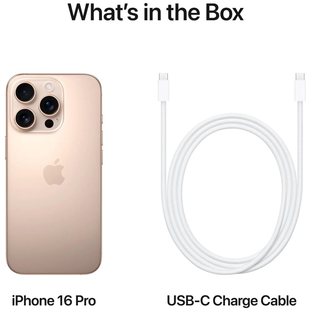 Apple iPhone 16 Pro Max, 256GB, Desert Titanium - Unlocked (Renewed) thumbnail 7