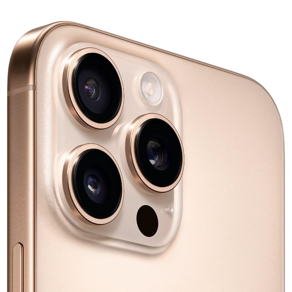 Apple iPhone 16 Pro, 128GB, Desert Titanium - Unlocked (Renewed) thumbnail 5