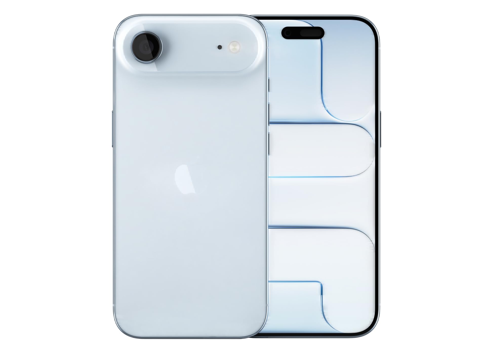 Apple iPhone Air, US Version, 256GB, eSIM, Sky Blue- Unlocked (Renewed) | eSIM, Renewed