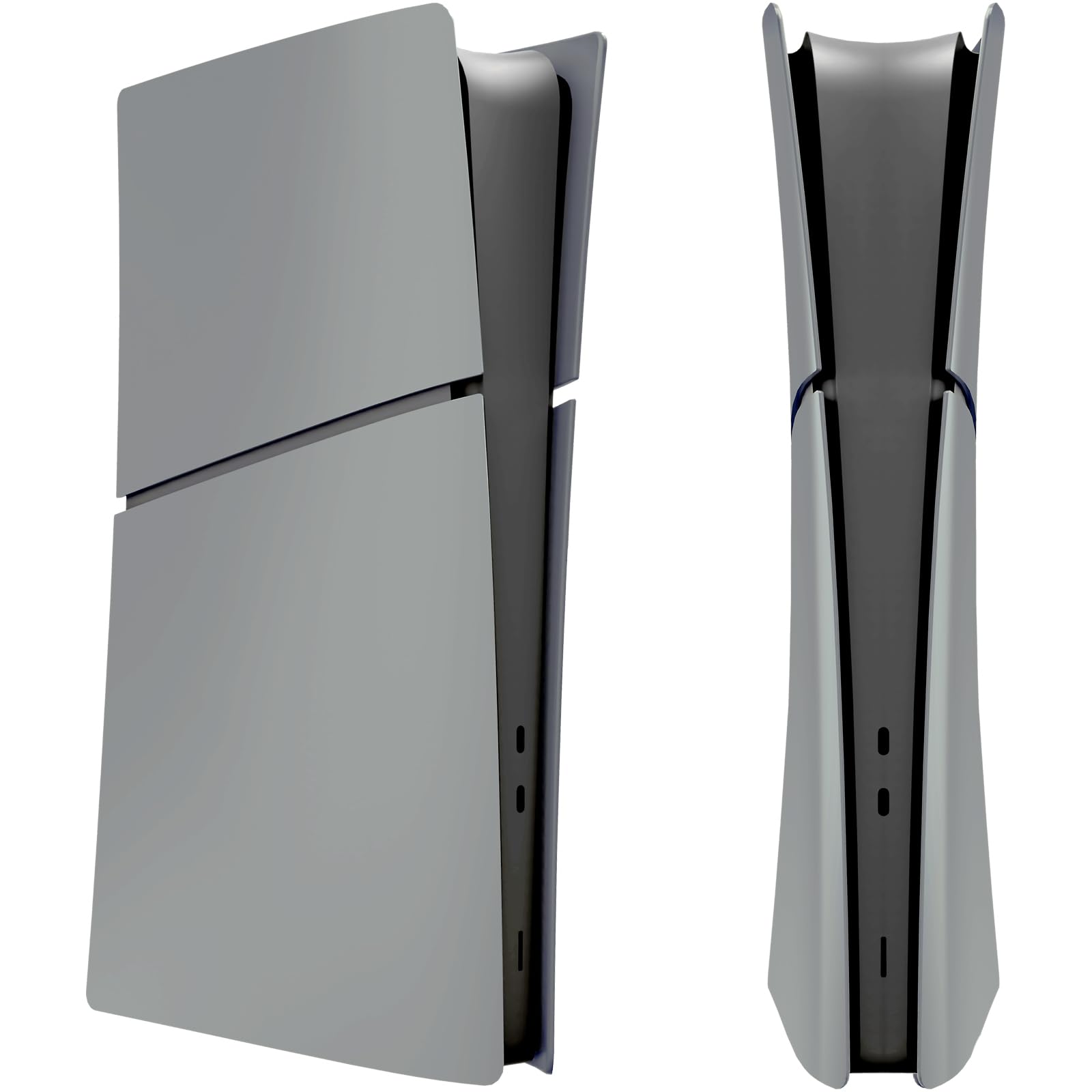 Shockproof Faceplates for PS5 Slim Digital Edition - Hard ABS Matte Replacement Cover Case Shell Skin Plates for PlayStation 5 Slim Digital Console Accessory, Dustproof & Anti-Scratch, Snap-On Panels