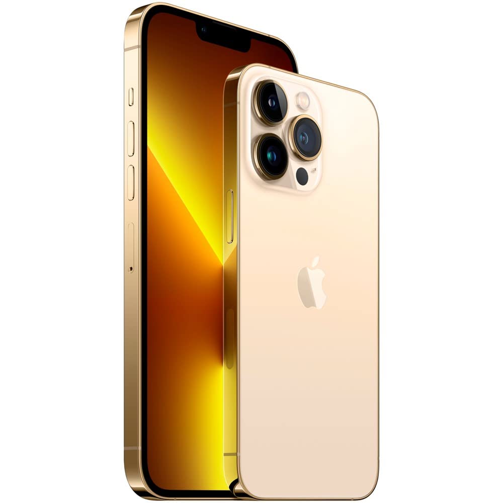Apple iPhone 13 Pro, 128GB, Gold - Unlocked (Renewed) thumbnail 3
