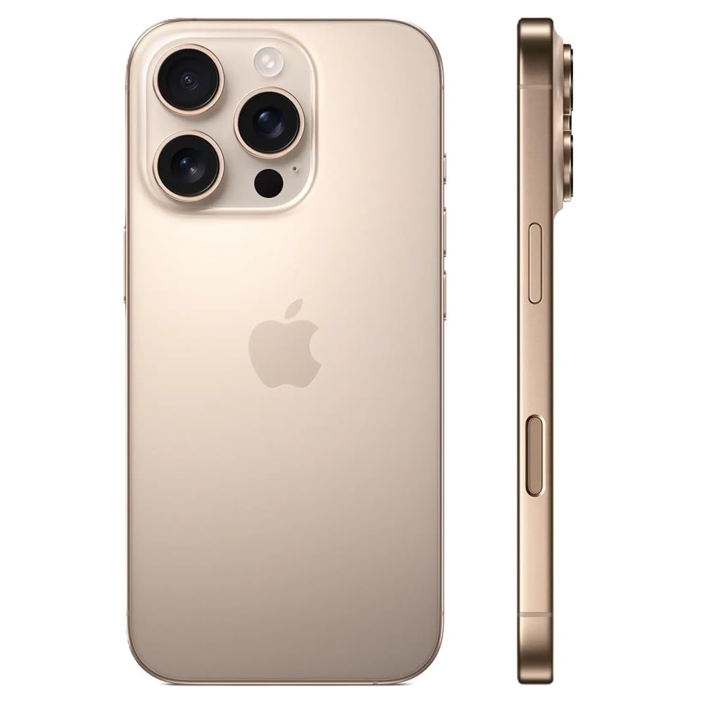 Apple iPhone 16 Pro Max, 256GB, Desert Titanium - Unlocked (Renewed) thumbnail 3