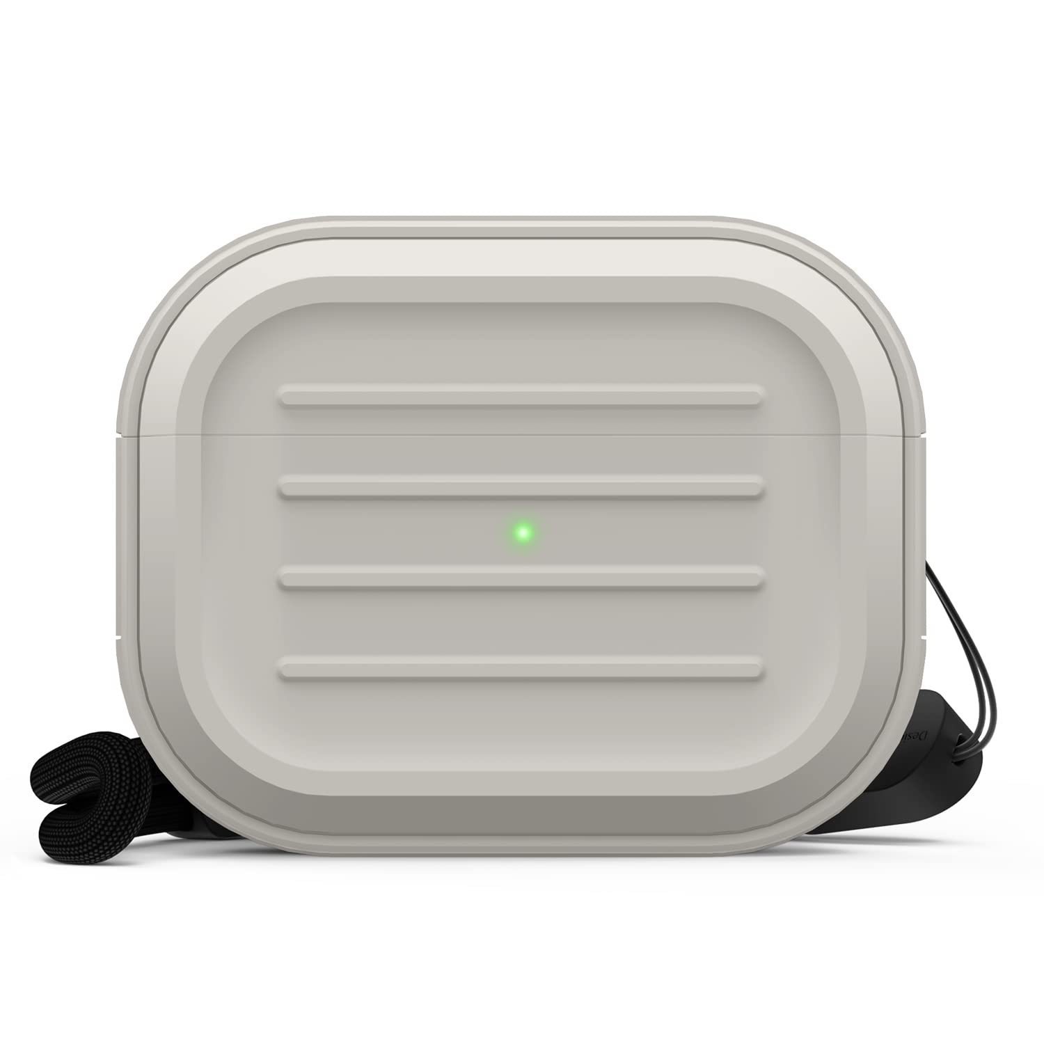 Armor Case Compatible with AirPods Pro 2 Case - Lanyard Included, Supports Wireless Charging, Shock Resistant, Full Protection (Stone) thumbnail 13