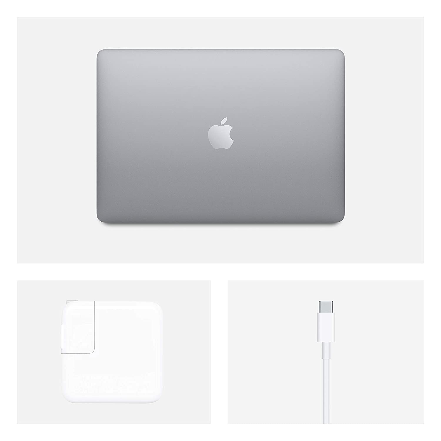 Apple 2020 MacBook Air with 1.1GHz Intel Core i3, 13-inch, 8GB RAM, 128GB SSD Storage Space Gray (Renewed) thumbnail 13