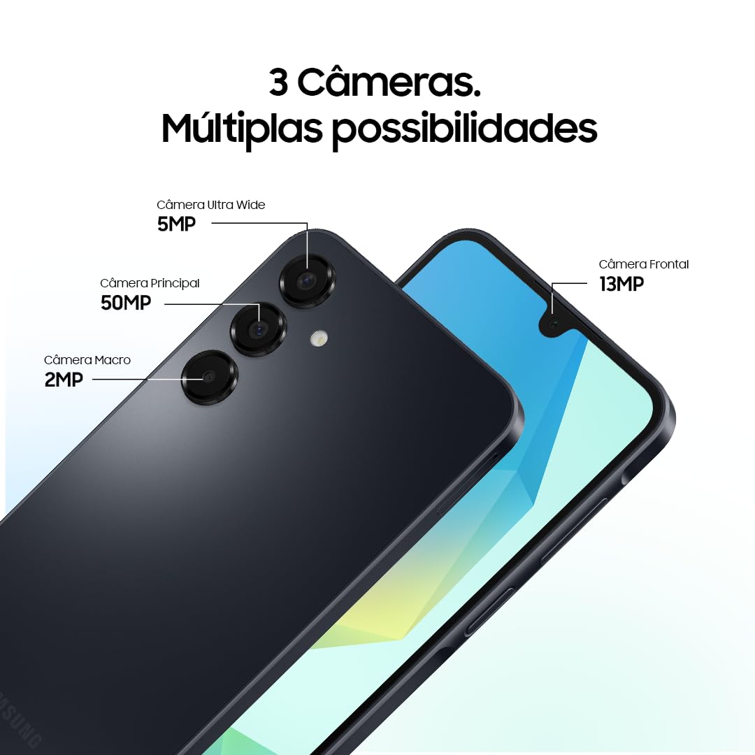 Galaxy A16 4G Dual SIM (128GB, 2025) 6.7" 90Hz AMOLED, Splash Resistant, 8Core, 50MP Camera (Factory Unlocked International Model for GSM, Global) A165M/DS (25W Fast Charger Bundle, Black) thumbnail 13
