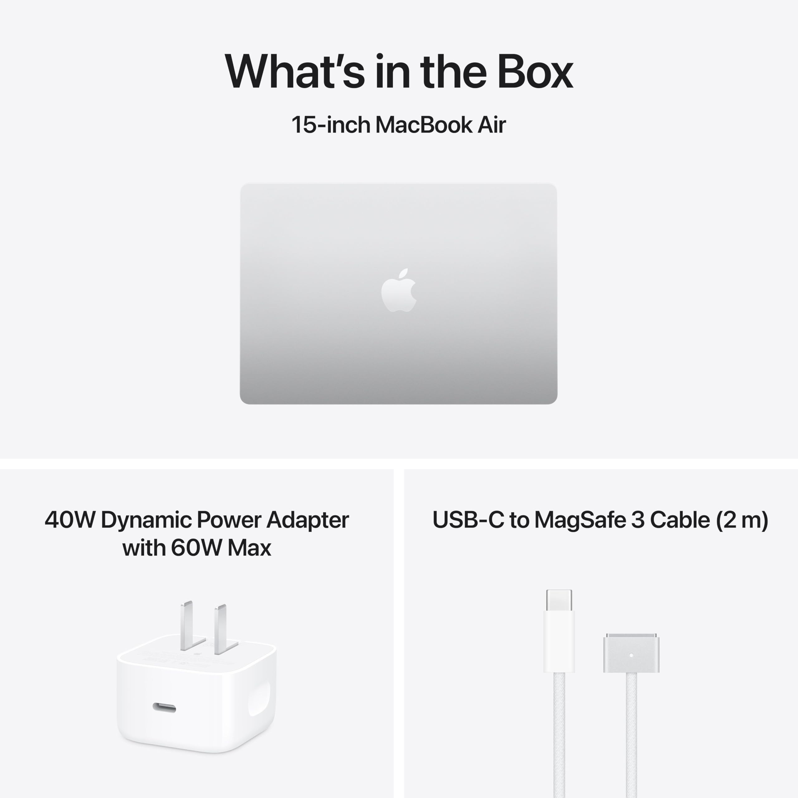 2026 MacBook Air 15-inch Laptop with M5 chip: Built for AI, 15.3-inch Liquid Retina Display, 16GB Unified Memory, 512GB SSD, 12MP Center Stage Camera, Touch ID, Wi-Fi 7; Silver thumbnail 17