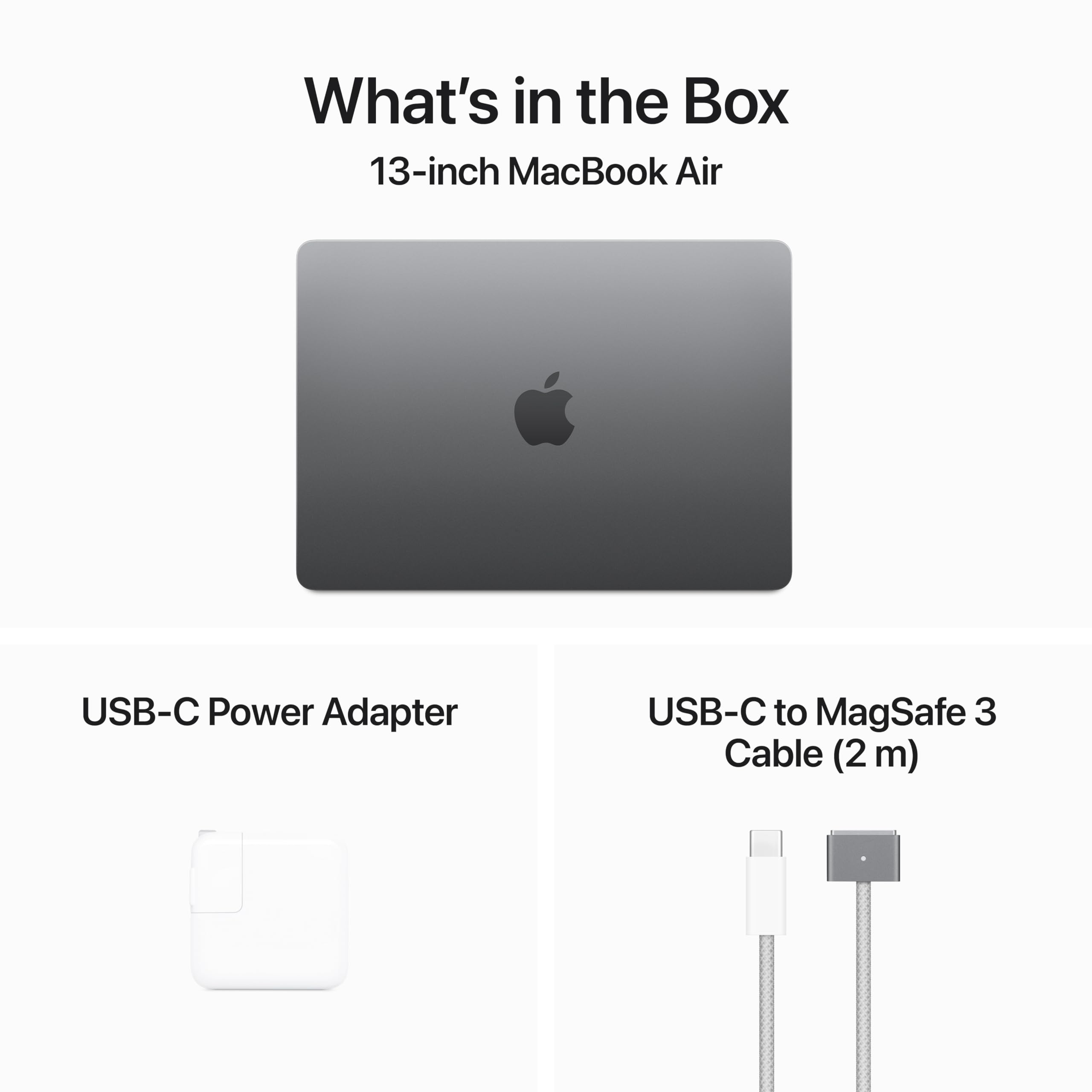 Apple 2024 MacBook Air with Apple M3 chip, 13-inch, 16GB RAM, 512GB SSD Storage Space Gray (Renewed) thumbnail 11