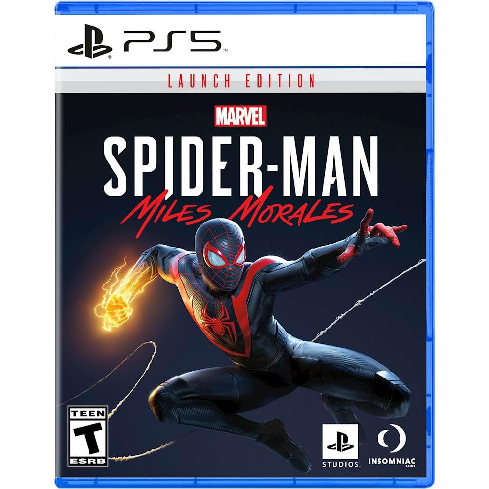 PlayStation 5 Slim Disc 2TB SSD Edition Bundle with Spider-Man: Miles Morales and Controller Case - White, Upgraded 2TB Ultra Fast SSD PS5 Slim Disc Gaming Console Bundle with Haptic Feedback Wireless Controller and Case [video game] [video game] [video ga thumbnail 5