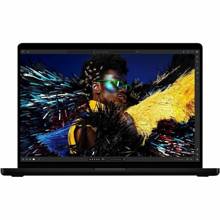 2025 MacBook Pro Laptop with Apple M5 chip with 10‑core CPU and 10‑core GPU: Built for AI, 14.2-inch Liquid Retina XDR Display, 16GB Unified Memory, 1TB SSD Storage; Space Black thumbnail 7