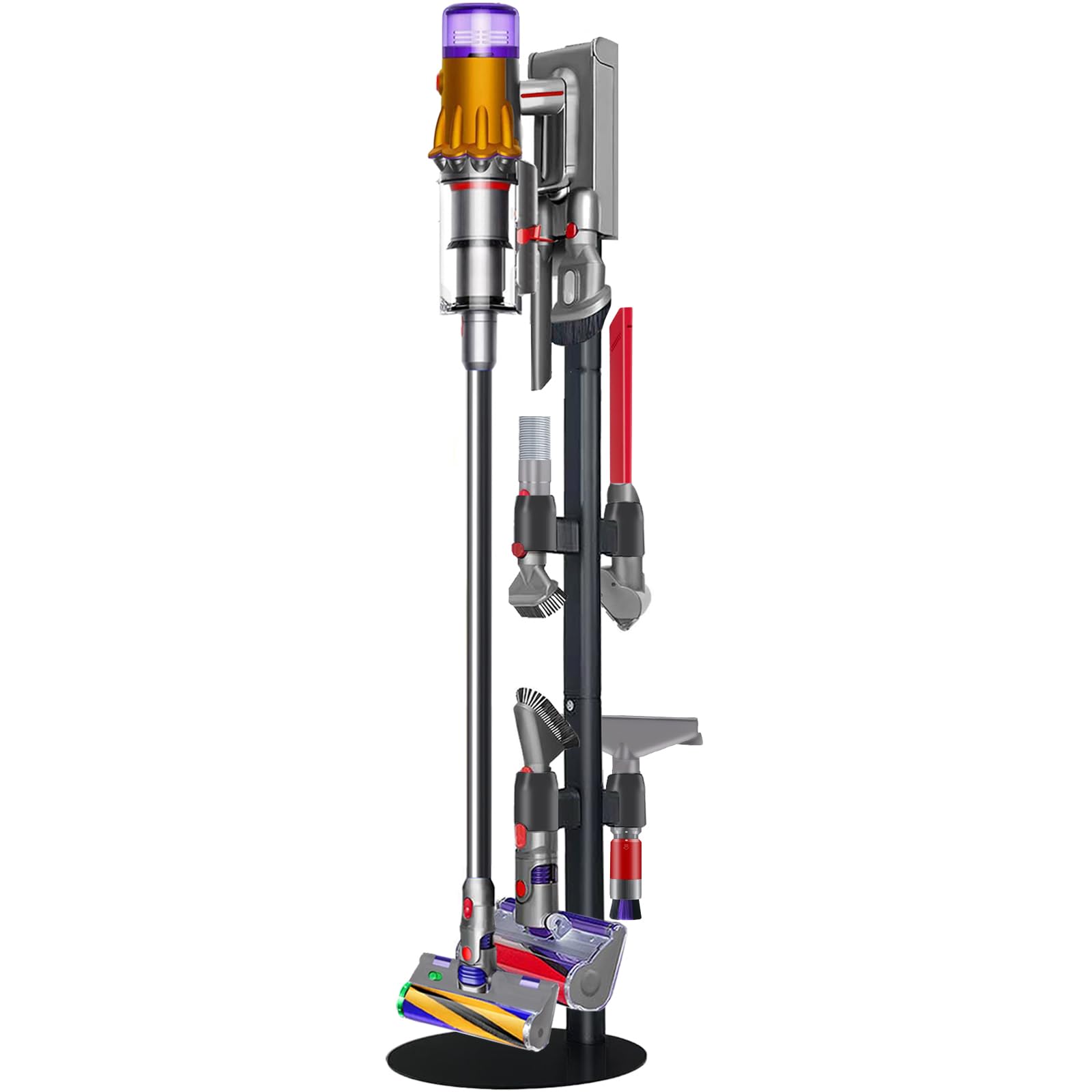 Vacuum Stand Compatible with V7 V8 V9 V10 V11 V15 Gen5(Max.11 Accessories),Metal Storage-Bracket-Holder-Stand-Organizer Easy-Access Storage Docking Station
